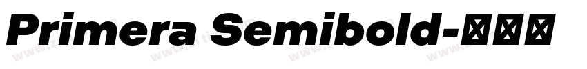 Primera Semibold字体转换